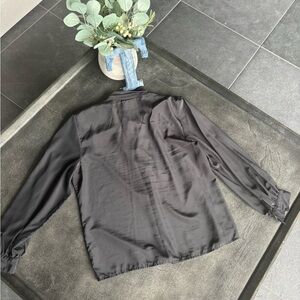 🖤 Vintage San Andre New York Paris Black Blouse – Size 12